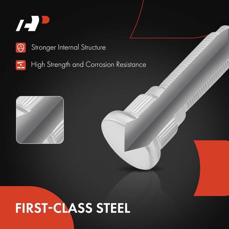 A-Premium دراسات العجلات 1/2 بوصة-20 متوافقة مع جيب كوماندر 2006 2007 2008 2009 2010 مجموعة 20 قطعة أمامية وخلفية - Image 4